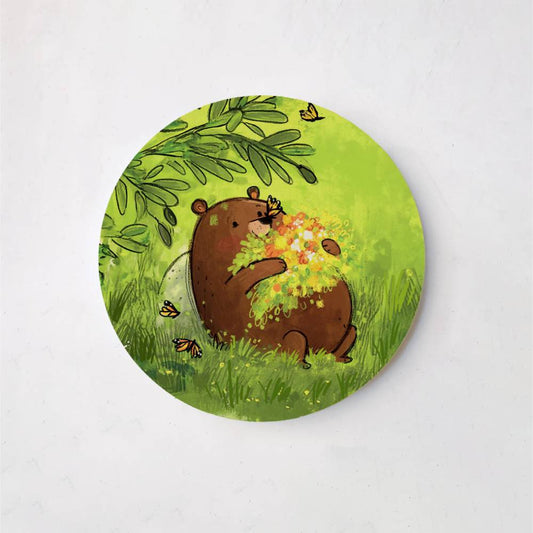 Playful Bear Cub – Wall Art