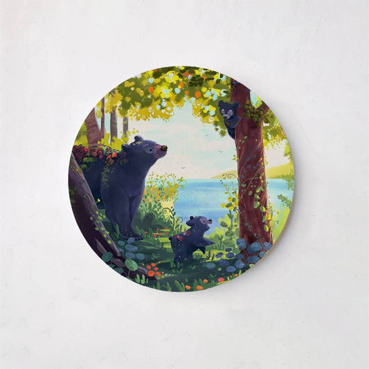 Bear Cub Bliss – Wall Art