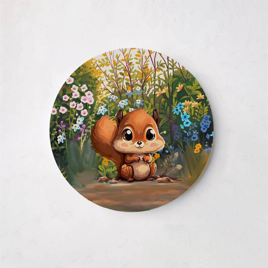 Squirrel & Seeds – Wall Art
