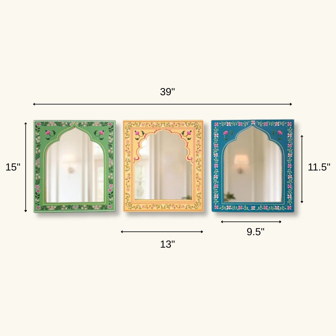 Rang Mahal Arch Mirror Set