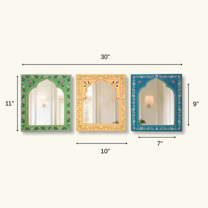 Rang Mahal Arch Mirror Set