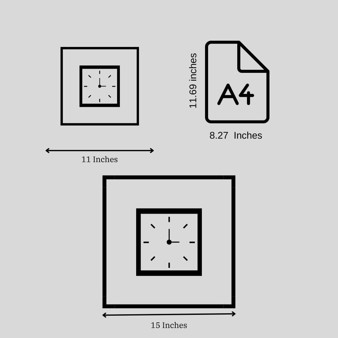 Rhythm in Form – Geometric Time Wall Clock