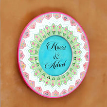 Load image into Gallery viewer, Printed Customized Name plate -  Peach and Green
