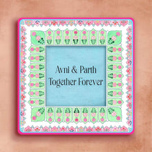 Load image into Gallery viewer, Printed Customized Name plate -  Peach and Green
