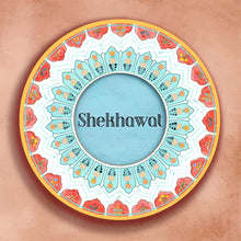 Load image into Gallery viewer, Printed Customized Name plate -  Teal and Red - rangreli
