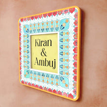 Load image into Gallery viewer, Printed Customized Name plate -  Teal and Red - rangreli
