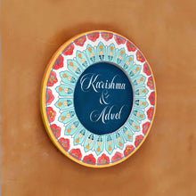 Load image into Gallery viewer, Printed Customized Name plate -  Teal and Red - rangreli
