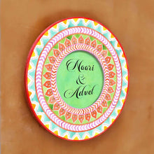 Load image into Gallery viewer, Printed Customized Name plate -  Orange and Teal
