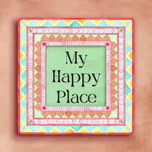 Load image into Gallery viewer, Printed Customized Name plate -  Orange and Teal
