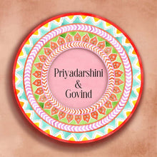 Load image into Gallery viewer, Printed Customized Name plate -  Orange and Teal
