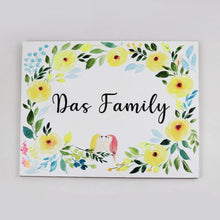 Load image into Gallery viewer, Customized Name Plate - Band Floral - rangreliart
