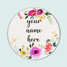 Load image into Gallery viewer, Customized Name Plate - Dual Band Floral - rangreliart

