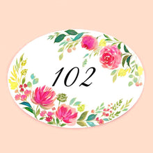 Load image into Gallery viewer, Customized Name Plate - Double Garden Floral - rangreliart
