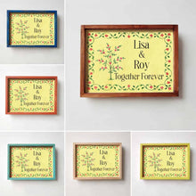 Load image into Gallery viewer, Printed Framed Name plate -  Bahaar
