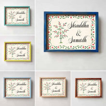 Load image into Gallery viewer, Printed Framed Name plate -  Bahaar
