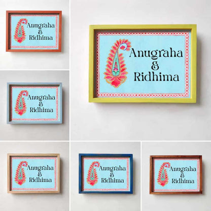 Printed Framed Name plate -  Kilangi - rangreli
