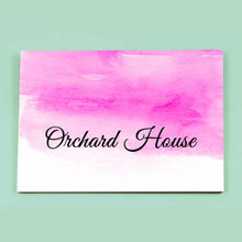 Load image into Gallery viewer, Handpainted Customized Name Plate - Pink Ombre - rangreli
