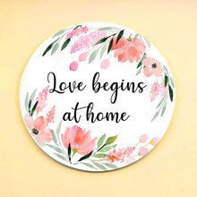 Load image into Gallery viewer, Handpainted Customized Name Plate -  Peach  Corner Name Plate - rangreli

