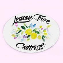 Load image into Gallery viewer, Customized Name Plate - Lemon Name plate - rangreliart

