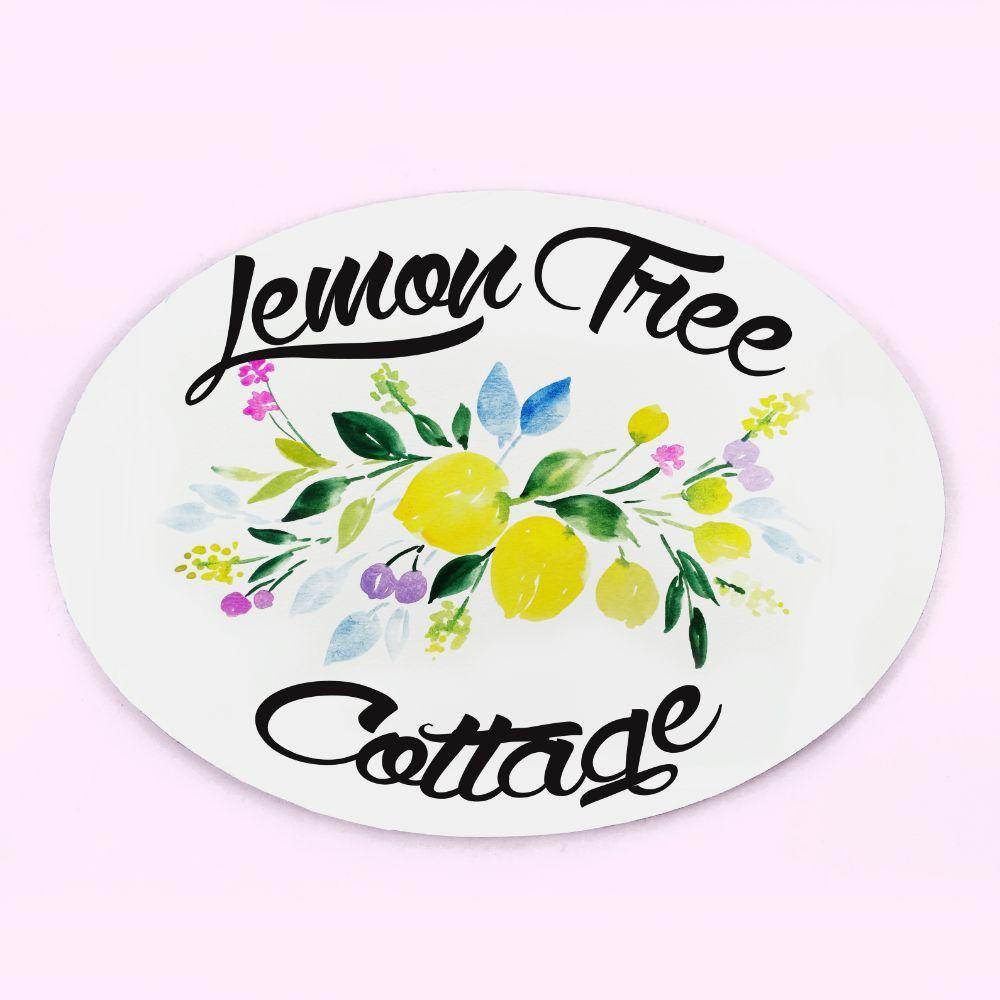 Customized Name Plate - Lemon Name plate - rangreliart