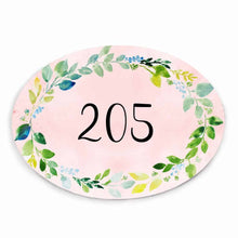 Load image into Gallery viewer, Handpainted Customized Name Plate - Floral Sheath Name Plate

