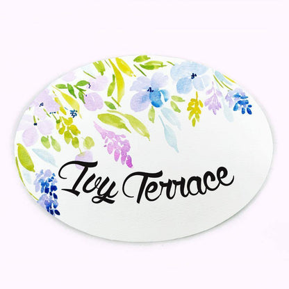 Customized Name Plate - Corner Garden Name Plate - rangreliart