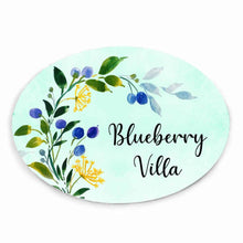 Load image into Gallery viewer, Handpainted Customized Name Plate - Corner Berry Name Plate - rangreli
