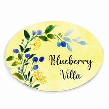 Load image into Gallery viewer, Handpainted Customized Name Plate - Corner Berry Name Plate - rangreli

