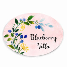 Load image into Gallery viewer, Handpainted Customized Name Plate - Corner Berry Name Plate - rangreli
