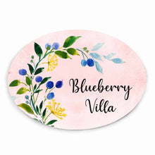 Load image into Gallery viewer, Handpainted Customized Name Plate - Corner Berry Name Plate
