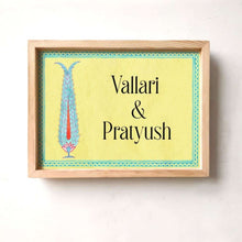 Load image into Gallery viewer, Printed Framed Name plate -  Kalgi
