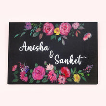 Load image into Gallery viewer, rectangle floral name plates

