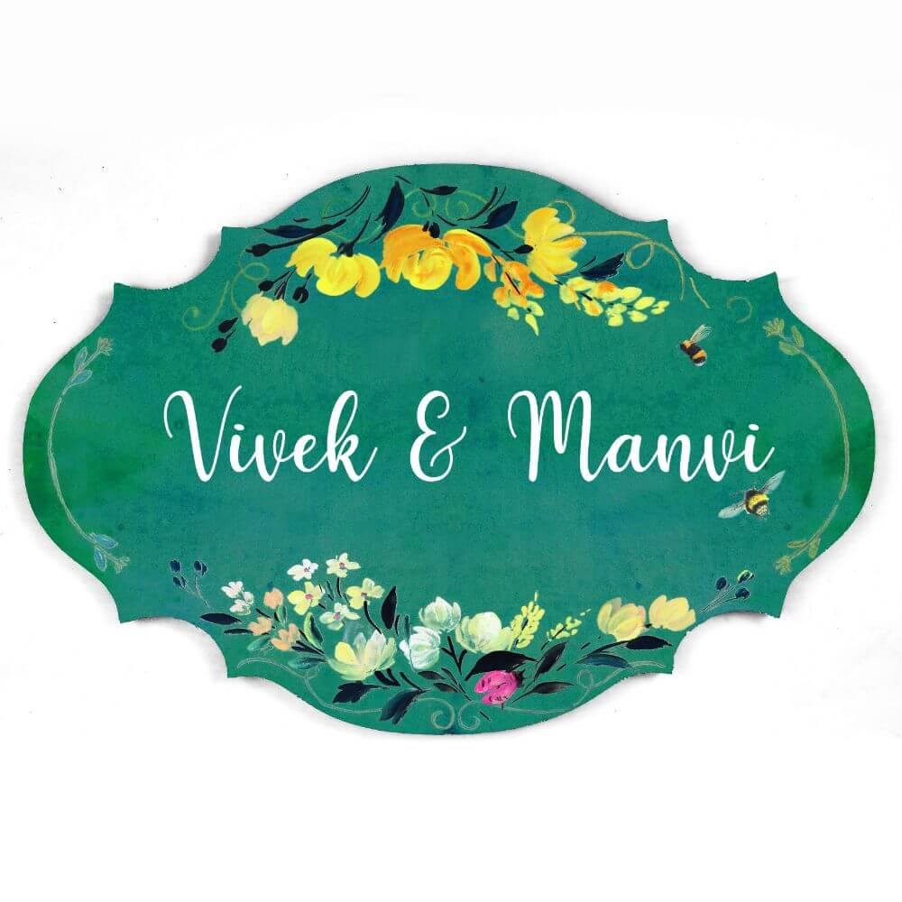 customized wooden name plates