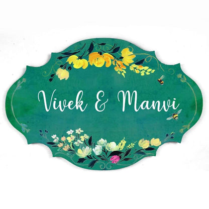 customized wooden name plates