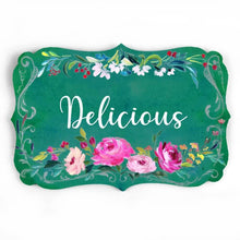 Load image into Gallery viewer, floral name plate for gifting
