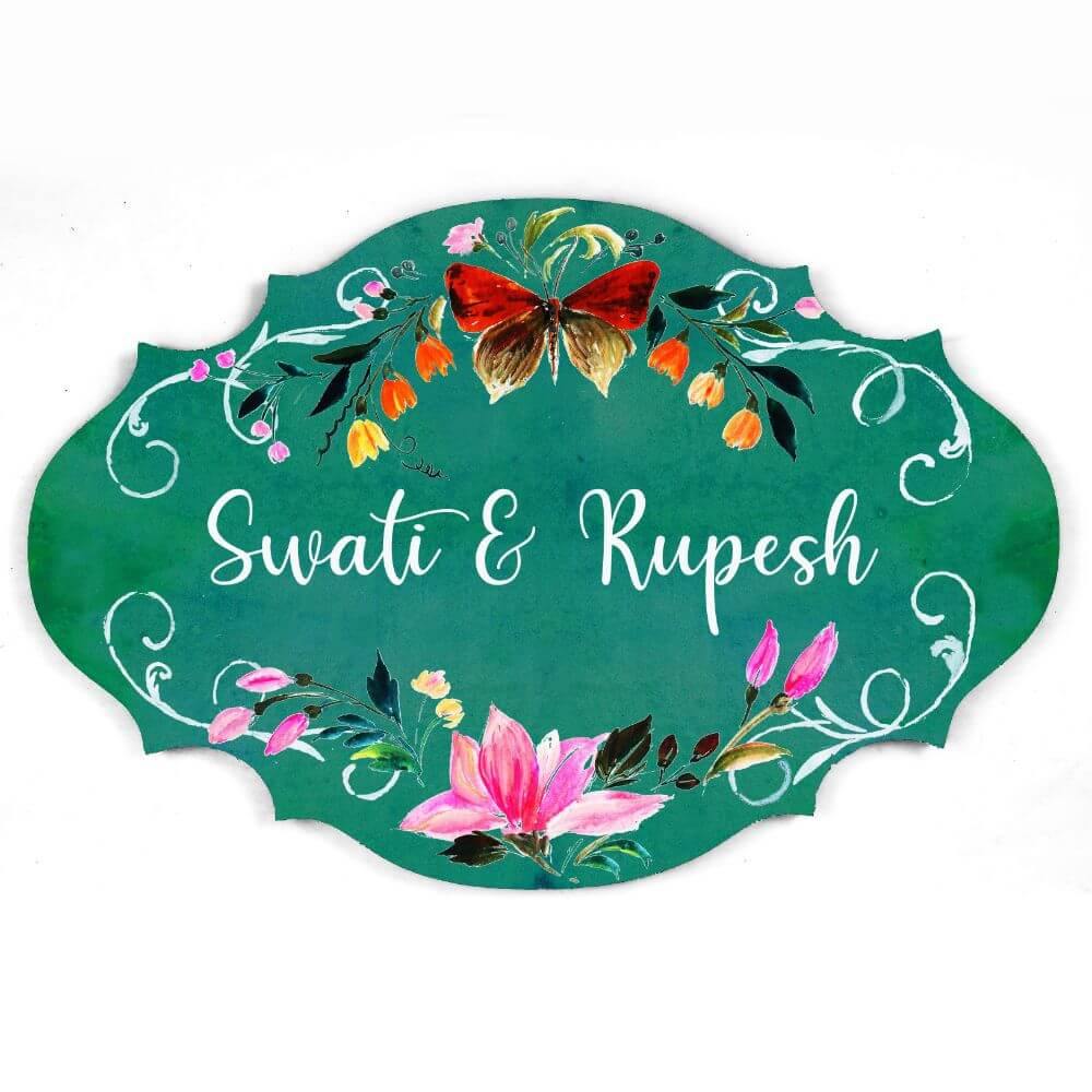 victorian nameplate for housewarming gift for new home