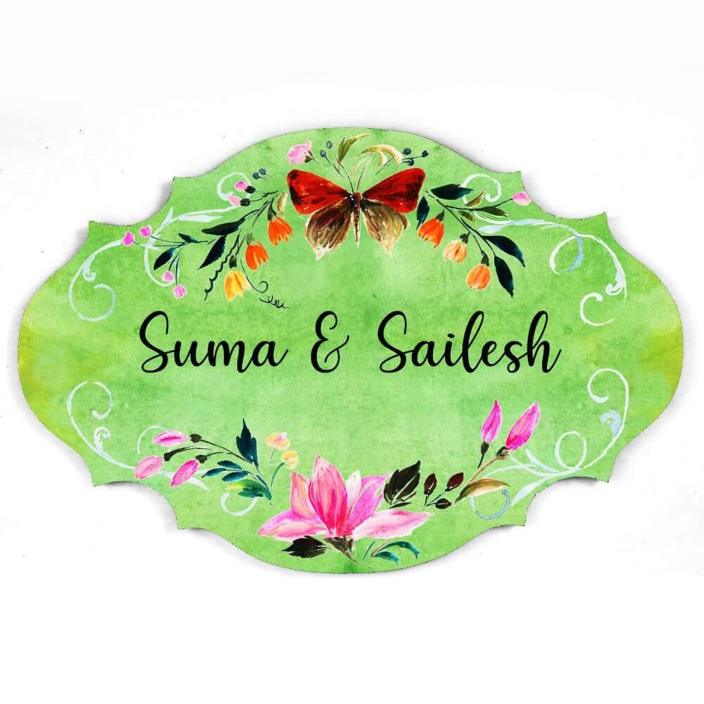 hand painted nameplates for home