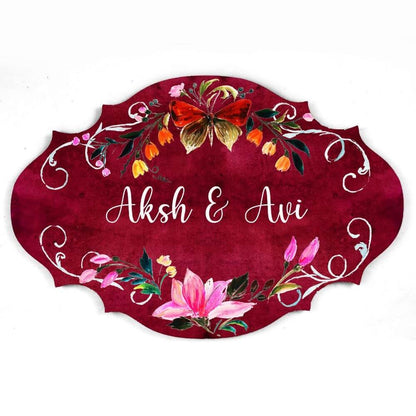 unique name plates for home decoration