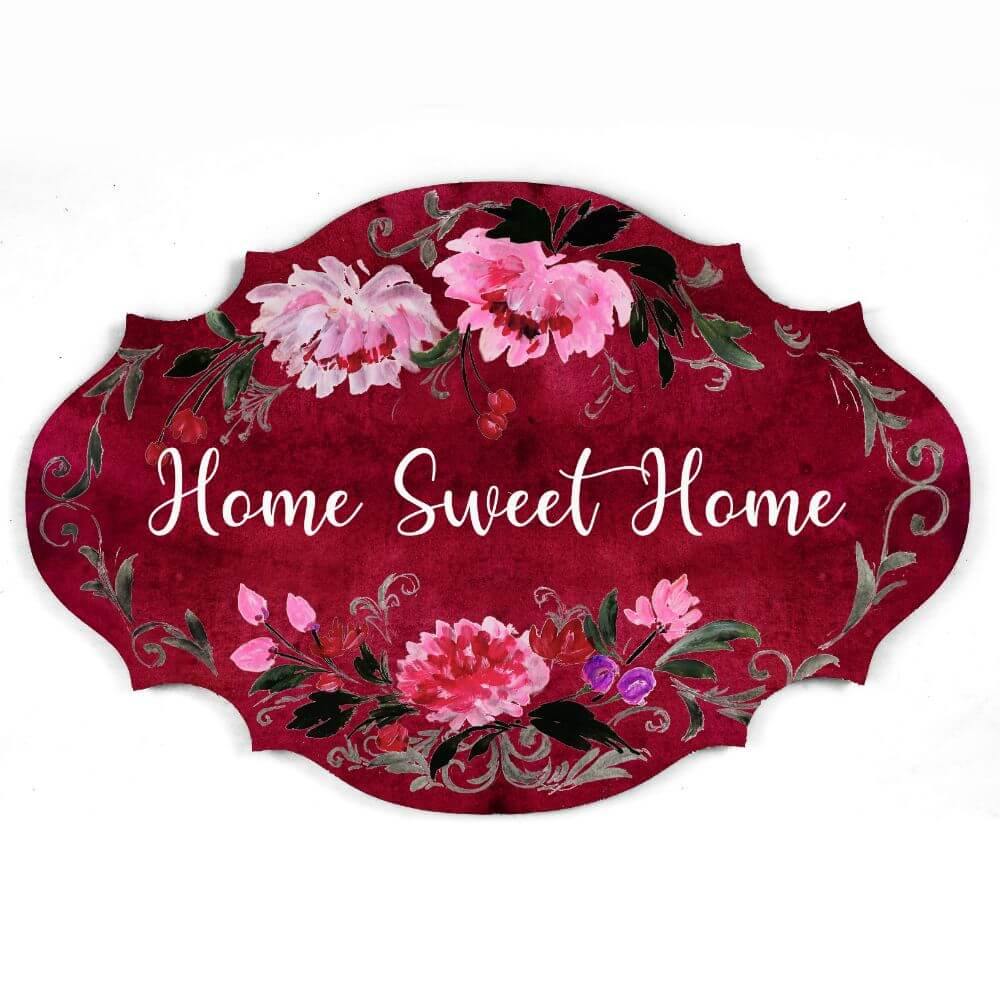 decorative name plate for home