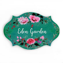 Load image into Gallery viewer, hand painted name plate for house warming
