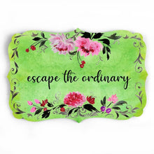 Load image into Gallery viewer, floral hand painted name plates for home interiors
