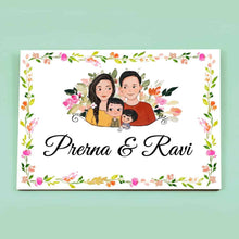 Load image into Gallery viewer, Handpainted Customized Name Plate - Family Name Plate - rangreli

