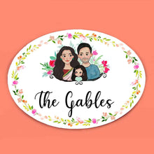 Load image into Gallery viewer, Handpainted Customized Name Plate - Family Name Plate
