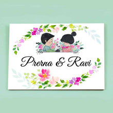 Load image into Gallery viewer, Handpainted Customized Name Plate - Family Name Plate - rangreli
