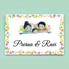Load image into Gallery viewer, Handpainted Customized Name Plate - Family Name Plate
