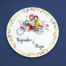 Load image into Gallery viewer, creative name plate for couple gifting

