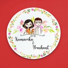 Load image into Gallery viewer, Character name plate for couples
