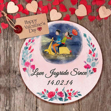 Load image into Gallery viewer, Handpainted Customized Name Plate - Scooter Couple Name Plate - rangreli
