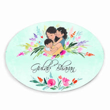 Load image into Gallery viewer, Handpainted Customized Name Plate - Mom and kids Name Plate
