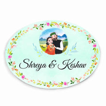 Load image into Gallery viewer, Handpainted Customized Name Plate - Himachali Couple Name Plate - rangreli
